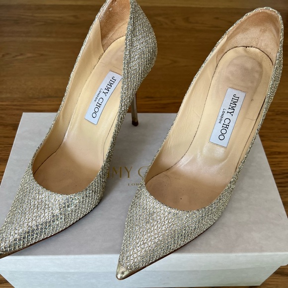 Jimmy CHOO Sparkle Pumps Size 38.5 - Picture 3 of 11